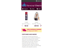 Tablet Screenshot of carnival-shop.cz